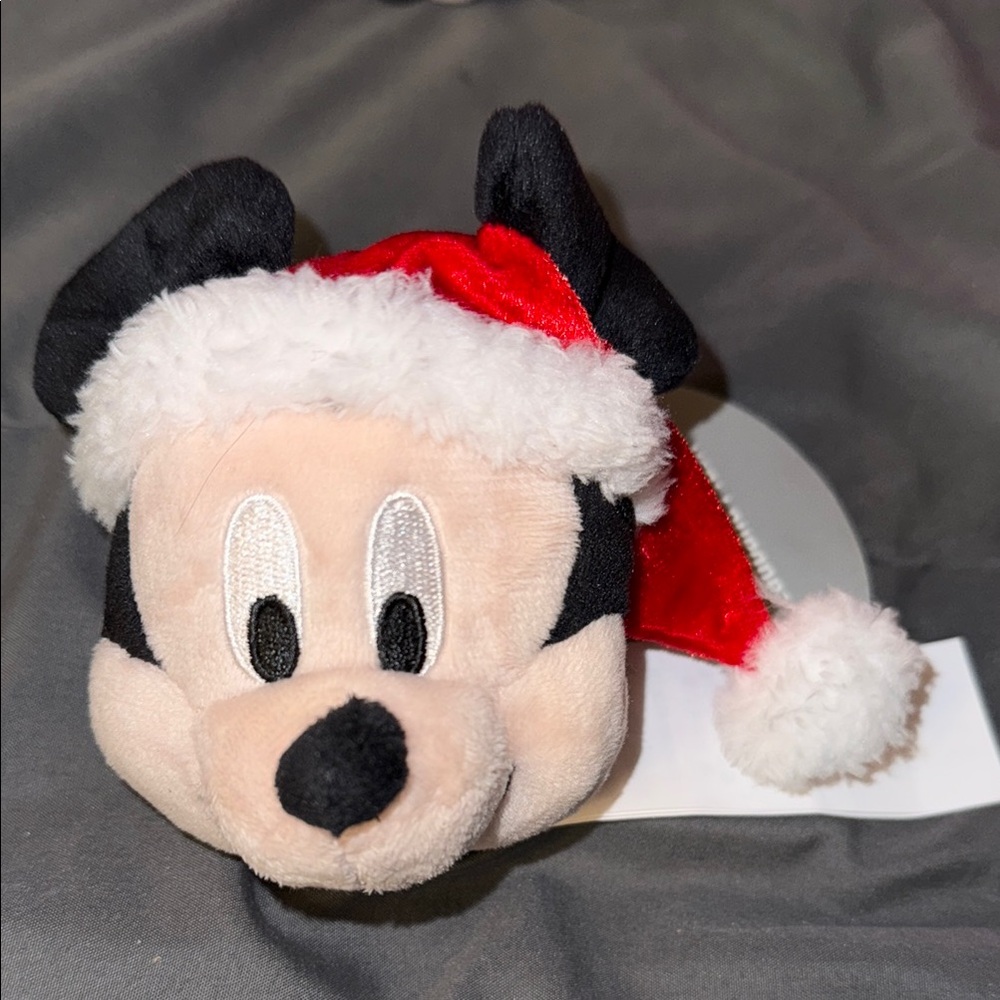 Disney Parks Santa Mickey Mouse Festive Headband Plush
